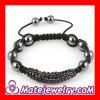 handmade Style TresorBeads Bracelets with Mysterious black Crystal Alloy Beads and Hematite