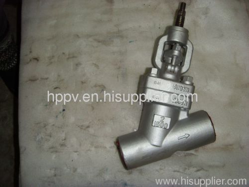 Y shape casting globe valve