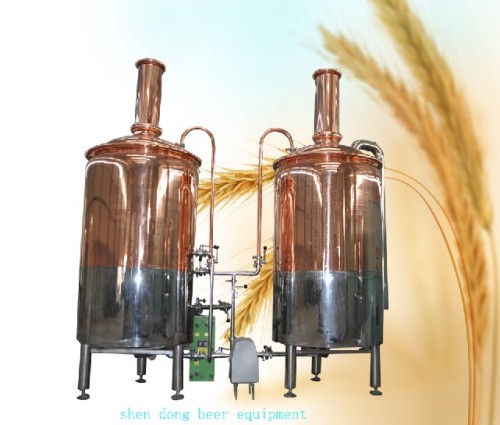 micro luxury hotel beer equipment, 500L beer brewing facility
