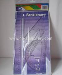 30cm Plastic Ruler Set