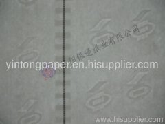 100g black watermark paper with security line paper