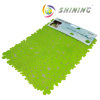 green sink mat