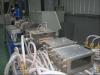 Wood and plastic sheet extrusion ine