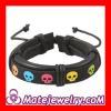 Fashion Wrist bands Friendship Handmade Skull Leather Bracelets Wholesale