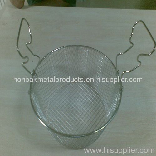 (USD0.3-0.5/piece &Frying usage ) Wire Mesh/ Storage/ Grocery Basket