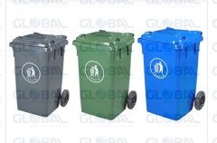 100% virgin hdpe trash can 100L trash bin