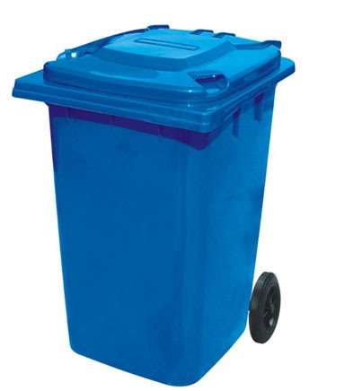 240Ltr Industrial Plastic trash can High-density polyethylene waste bins