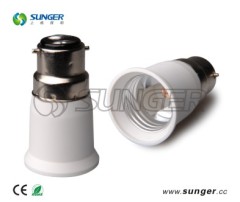 B22 to E27 plastic lampholder