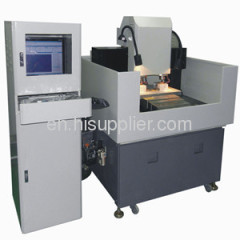 Double Spindle CNC Engraving Machine For Optical Lens Glass Aluminum Alloy
