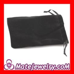 Black Flannel Bag for Jewelry Bracelet or Bangle