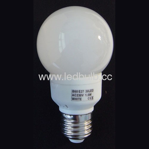 30 LEDS 1.5W B60 led global lamp