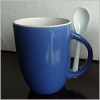 Chinaware Coffee Cup with Scoop
