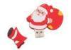 Cute santa silicone usb case