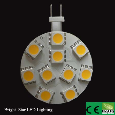 LED G4 Lamp with 10pcs 5050SMD,10-30VAC/DC