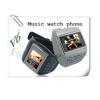V6 watch phone Quadband + + 1.3M Camera+ Compass + Numberic Keypad + FM + Voice Dialling + 1.33 Full touch screen