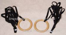 Hand ring with strap