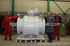casting trunnion ball valves WCB 30'' 600LB