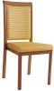Wood imitation aluminum banquet chair/dining chair