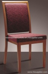 wood imtation aluminum banquet chair