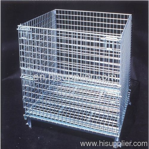 Wire Mesh Container/Foldable Wire Mesh Basket (factory)