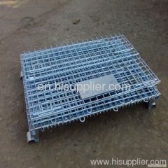 (Storaging Usge)Wire Mesh Container/Tote box /Foldable Wire Mesh Basket