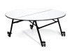 Folding banquet table