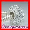 Shamballa silver beads with 90 pcs crystal rhinestones Austrian crystal Jewelry beads