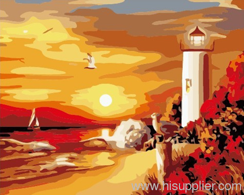 Digital seascape print painting