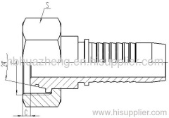 O-ring Metric Female 24° Cone Seal L.T.