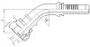 45° O-ring Metric Female 24° Cone Seal L.T.