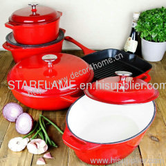 Enamelled Cast Iron Dutch Oven