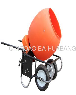 portable concrete mixer with 170L poly drum