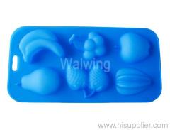 silicone ice cube in fruit