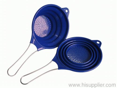 silicone collapsible colander