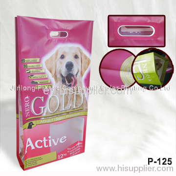 dog food bag with handle