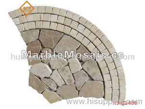 marble mosaic Tiles for paving stone -cheap