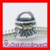 Gold Plated bowknot Charm Jewelry 925 Silver Handbag Beads