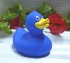 Rubber blue duck for baby bath