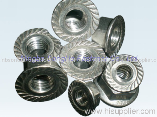 Hexagon flange nuts, DIN6923, ISO4161, Hex flange nuts