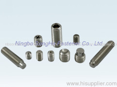 Hexagon Socket set scres, DIN913, DIN914, DIN915, DIN916, Socket set screws