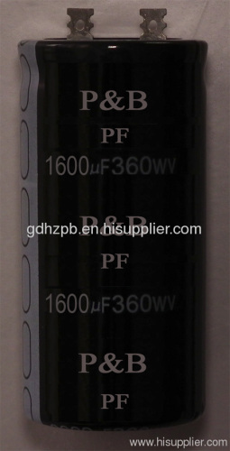 360v1600uF photo flash capacitor