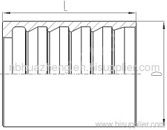 No-Skive Ferrule for SAE 100R2AT/EN 853 2SN Hose