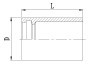 No-Skive Ferrule for TEFLON Hose