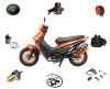 HONDA Biz125 motorcycle parts