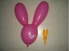rabbit balloon/animal balloon/kids party products supplies