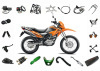 honda nxr150 bros dirt bike parts