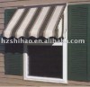 Double glazed glass aluminum window awnings