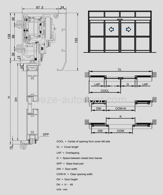 Hospital hermetic sliding door manufacturers and suppliers in China