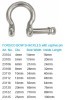 stainless steel shackles of marine hardware