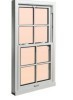 PVC sash windows